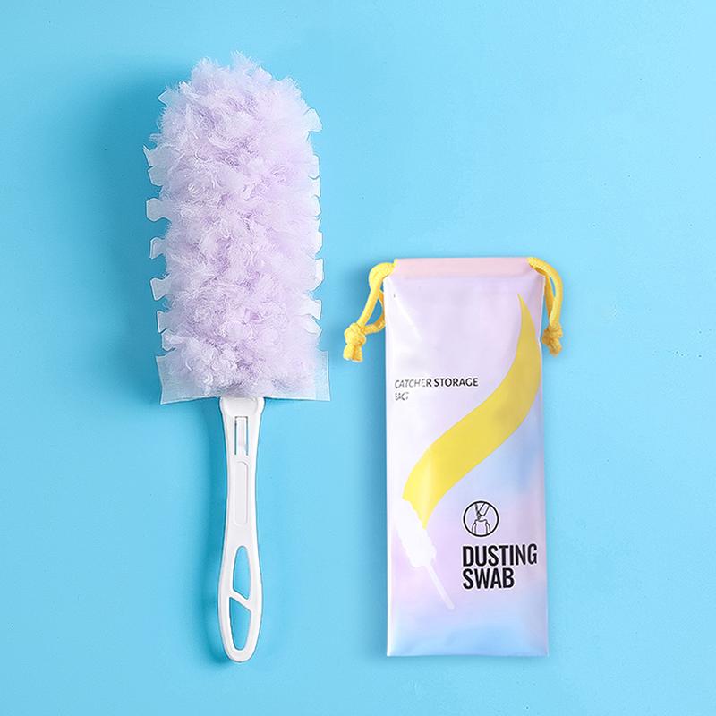 Product Introduction of Electrostatic dust removal duster with adsorption function for sweeping dust, suitable for household and car use. It can be folded and is a magic tool for cleaning cobwebs, fan dust and the like. It's similar to a feather duster. 8