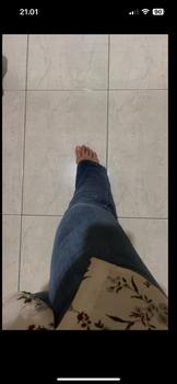 Product Review of WARPATH - Cutbray Wide Leg High Waist Flare Jeans Stretch Wanita Panjang Celana Cewek Denim STRETCHBOOT 9184 from A**🩶 1