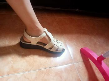 Product Review of Le Bianca ALY 21-0900 Sepatu Sendal Wanita Flat Sandal Army from r**✨ 2