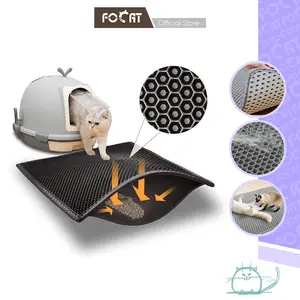 FOCAT X Keset Pasir Kucing Anjing M51-M53 Pet Litter Mat Double Layer EVA / Keset Pasir Hewan