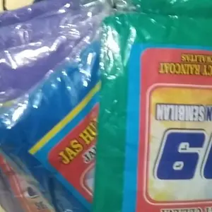 (Isi 12 Pcs)Setelan Celana Dan Baju -Jas hujan plastik 99 Bahan tebal Setelan Baju celana Tahan air Hijau