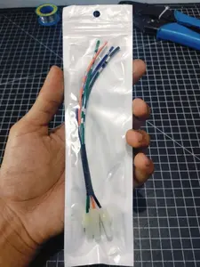 Soket CDI Motor (Shogun 110125, GL Pro, Megapro) kabel Bintik dengan seal