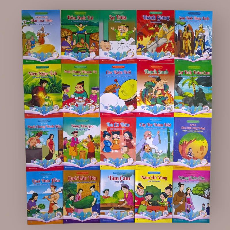 Sách - Combo 20 10 Quyển Truyện Cổ Tích, Truyện Mầm Non