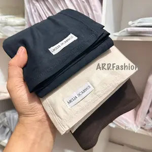 Pashmina Kaos Rayon Super Premium+pouch Jilbab Muslim