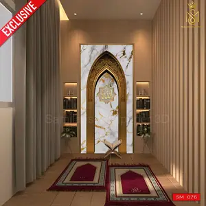 Stiker Dekorasi Dinding Musholla Aesthetic [ SM 76 ] Wallpaper Dinding Sticker Mihrab Mushola Rumah