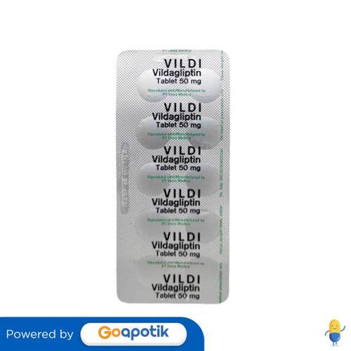 VILDI 50 MG STRIP 10 TABLET