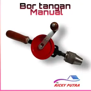 venus Bor tangan manual gagang kayu 2 silinder