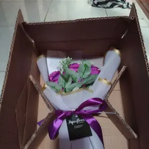 PAPERFLOWIST [SMALL] Buket Bunga SIMPLY // Bucket Mawar Sidang Wisuda Lamaran Tunangan Nikahan / Anniversary Flower Bouquet / Artificial Rose Flowers / Gift Wrap Hampers Graduation / Hadiah Kado Ulang Tahun / Hari Ibu / Perayaan Guru / Valentine Day