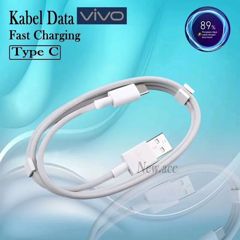 Kabel Data VIVO Original 100% USB TYPE C FAST CHARGING Kabel Charger Compatible All Type Series Cable 2