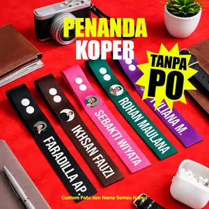Safwa - Tag Penanda Koper Umroh/Haji Gantungan Custom Foto dan Nama Untuk Travelling dan Koper