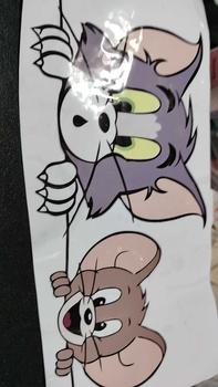 Product Review of Car stickers cat and mouse Tom and Jerry creative cartoon car stickers electric motorcycle body glass decoration animation from n**e 0
