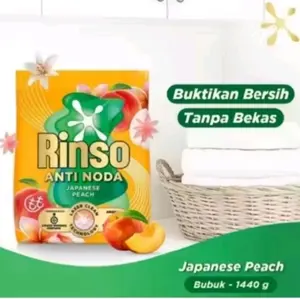 Rinso Deterjen Bubuk Sensi Fresh anti apek 1.440 gr Japanese Peach Pembersih