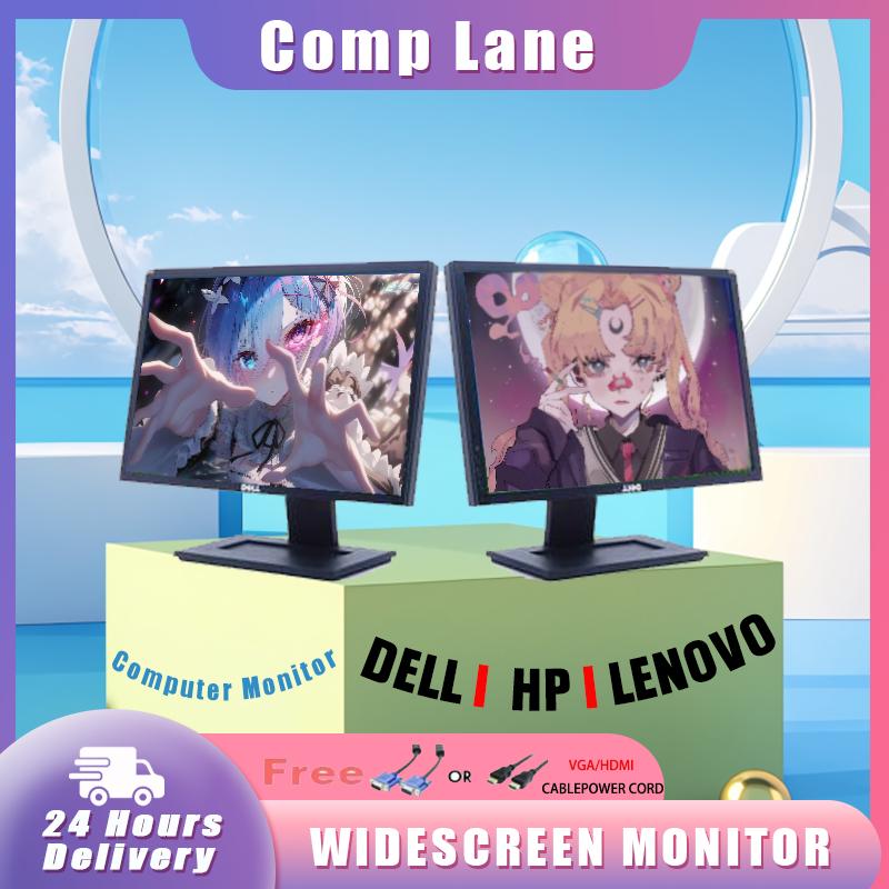Comp Lane Computer monitor 19 inches led monitor wide black for ...