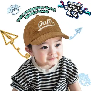 Topi Bayi Corduroy Custom Bordir Nama Premium Topi Anak Corduroy Premium Bordir Nama Topi custom free Bordir Nama Bayi laki laki cowo Topi Bayi Lucu Topi Bayi Keren Premium bahan Korduroy