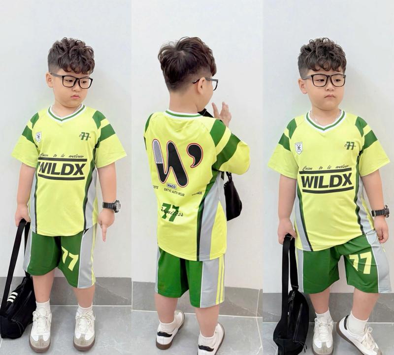 [G48] 12-45kg Bộ quần áo bé trai ( quần thun ) chất vải thun lạnh thái Họa tiết in đẹp sang chảnh