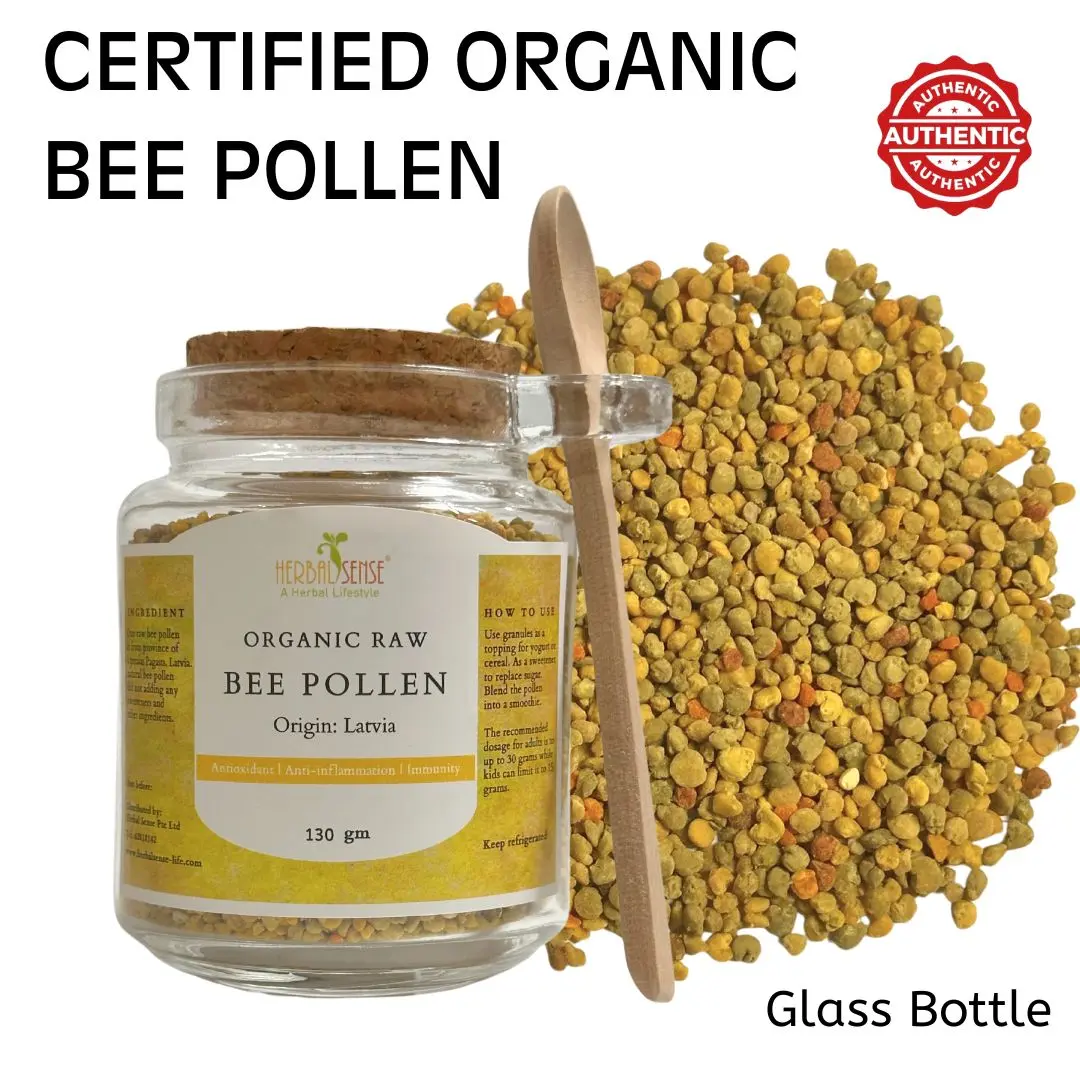 Herbal Sense Upgrade!  Certified Organic Raw Bee Pollen Granules from Latvia Fresh and rich is Aroma Build Immunity