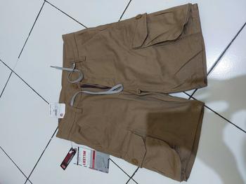 Product Review of Celana Pendek Kargo Twill Tebal Melar Stanles Pria Distro Shorts Cargo Chino Santai from y**e p**o 0