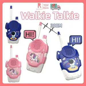 igoods.rose Walkie Talkie Nirkabel Anak Jarak Jauh 300 Meter Edukasi Mainan Telepon 2pcs Hadiah Anak-anak BabyToys Mainan Anak Handy Talky/Couple conversation