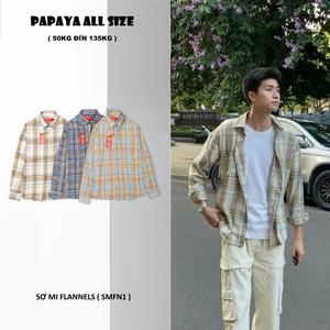 [ Có Bigsize ] Áo sơ mi Flannels chất Dạ New Layer rất đẹp và mềm mại không có túi. SMFN1