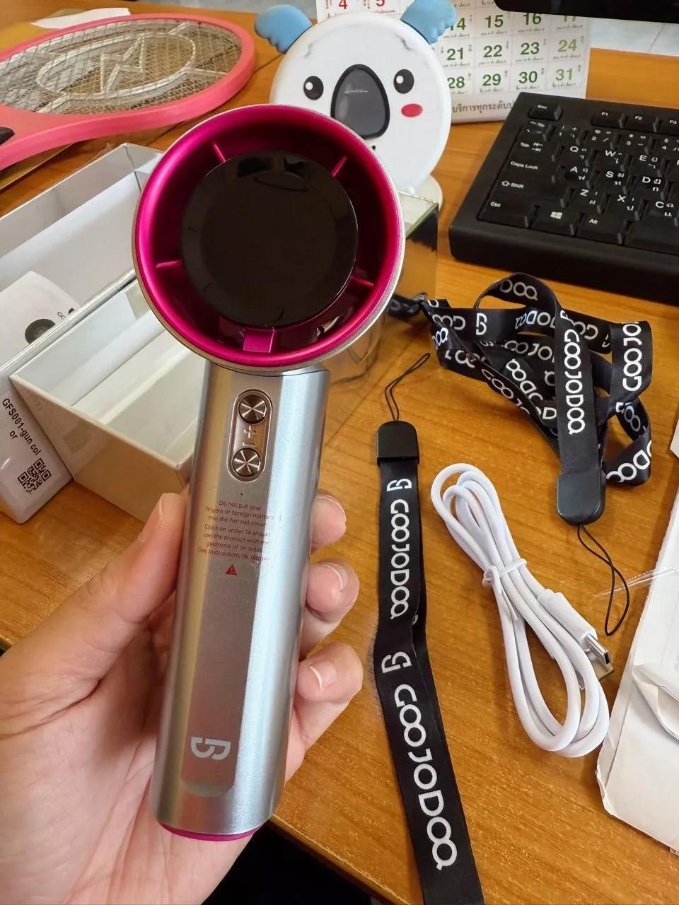 【Hot Sale】 Goojodoq kipas turbo GFS001 100 gear wind hight-speed kipas angin digital display adjustable fan