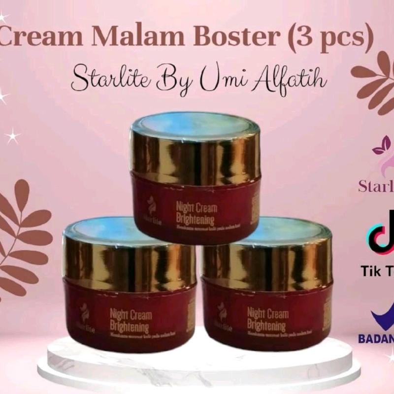3 pot  crem malam starlet umi alfatih 0