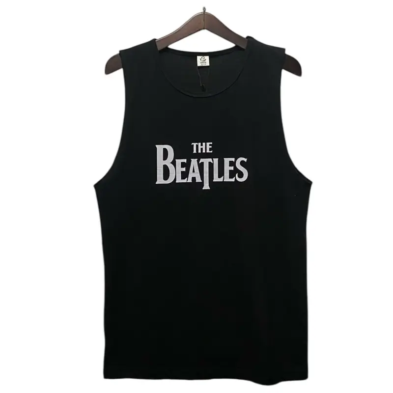 Guano Kaos Singlet Lekbong pria Kutang Katun 30s Pantai Santai Gym Fitness Tanpa Lengan Sleeveless Tank Top Vest - Distro, Dewasa kutung - Hitam, Motif baju Muscle - Baju Olahraga 7