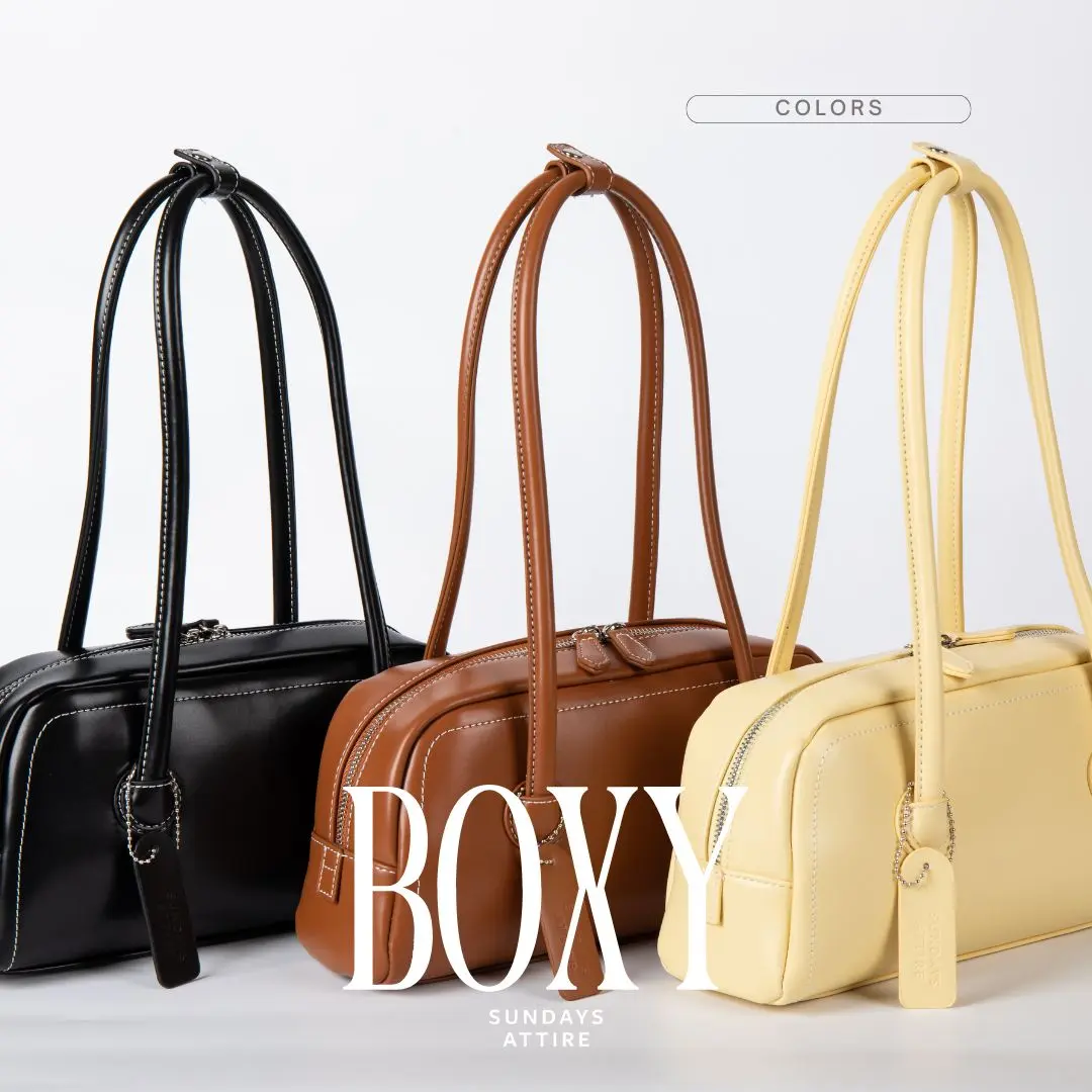 Sundays Attire - BOXY Baguette Bag / Shoulder Bag / Tas Wanita