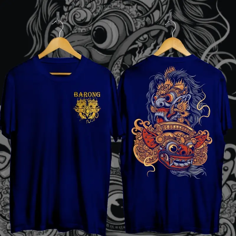 BAJU KAOS DISTRO PRIA BARONG / KAOS CULTURE FULL CATUN 30S COD BAYAR DI TEMPAT Katun Combed Nyaman 4