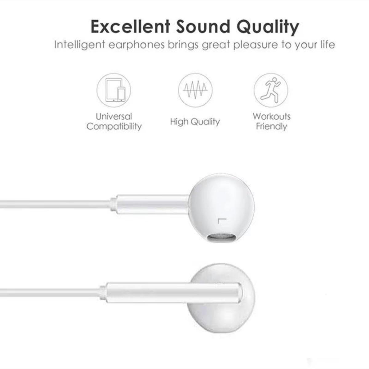 SAURY Y1 Headphones Untuk iPhone 14 15 Wired Bluetooth Earphones 13 12 11 Pro ax XR 7 8 6 6s Plus Type-C In-Ear Stereo Earbuds HiFi Sound Quality
