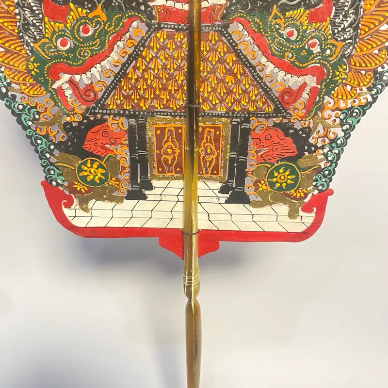 NAKIROHBUSINESS Wayang Kulit Alusan Mini Gunungan Kayon Gapit Sungu Ukuran 30cm 5