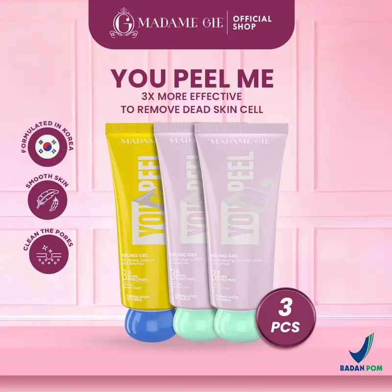 【BUNDLE 3 PCS】Madame Gie Madame You Peel Me - Peeling Gel Extract Lemon Mencerahkan 2