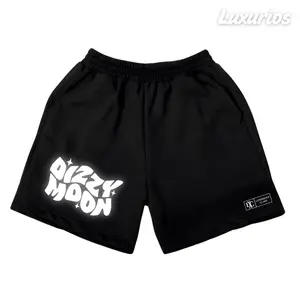 Luxurious - Boxer Reflektif Nyala Dizzy Moon Hitam Boardshort | Celana Pendek