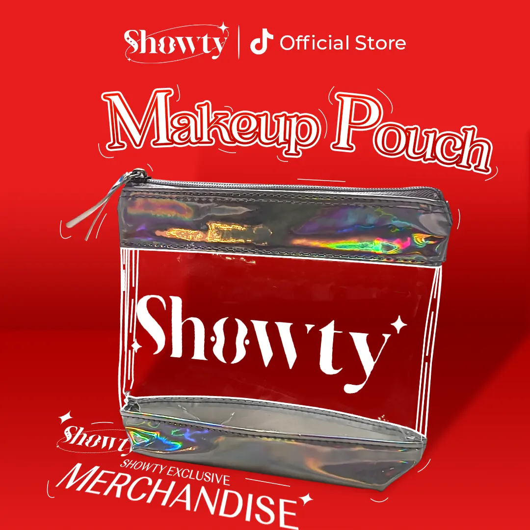 Showty Exclusive Merchandise Pouch Besar Muat Banyak Make Up