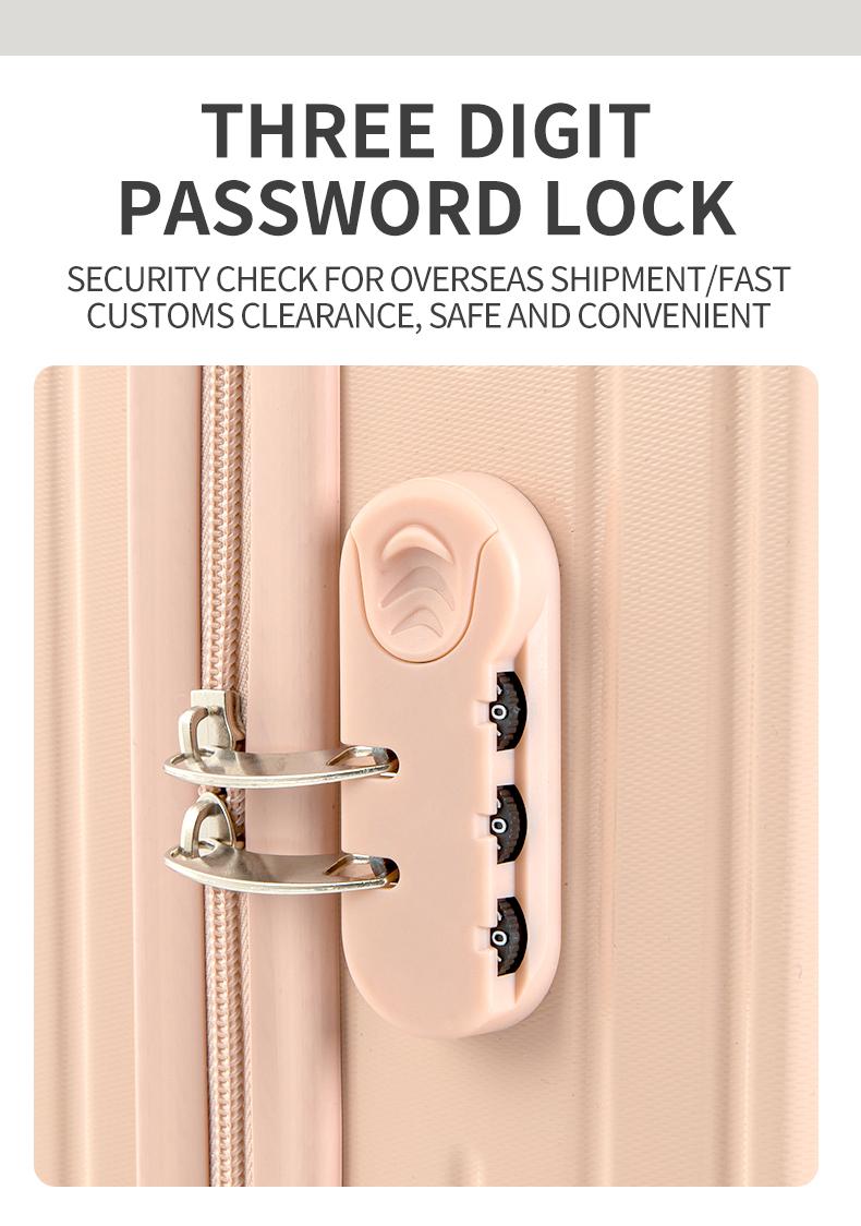 998 High-Fashion Bestseller Luggage: Combination Lock Carry-On Suitcase, Travel Case, Hard-Shell Trolley