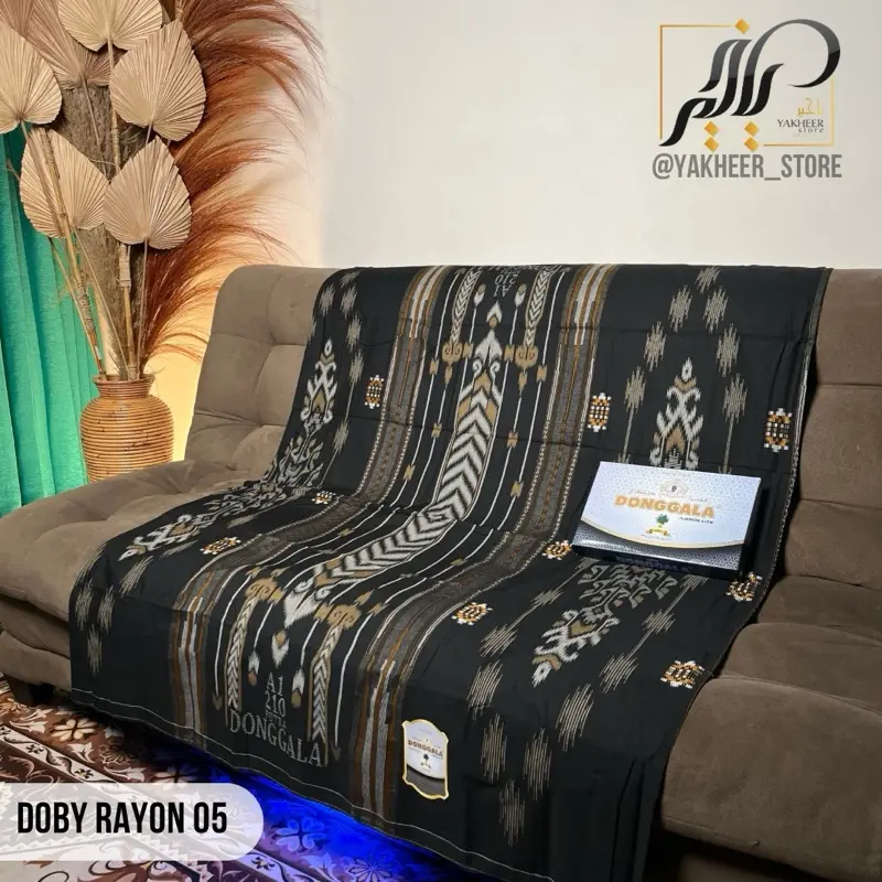 Sarung Putra Donggala Motif Absolute SGF Dan Dobby Rayon Super Motif Songket Dobby