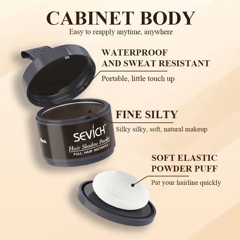 SEVICH Hairline 13 Colors Waterproof Hair Shadow Powder
