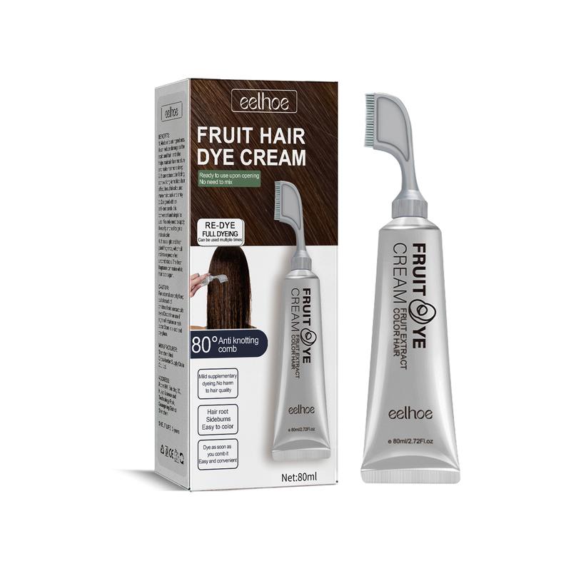 Product Introduction of EELHOE Magic Fruit & Vegetable Hair Dye Cream - For All Hair - Enchanting Natural & Gentle Long-Lasting Hair Coloring Cream Cat Pewarna shampoo  untuk bleaching rambut cat  rambut 5