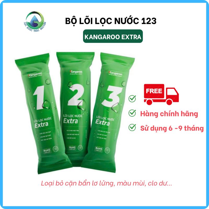 Bộ lõi lọc nước số 123 Kangaroo extra,