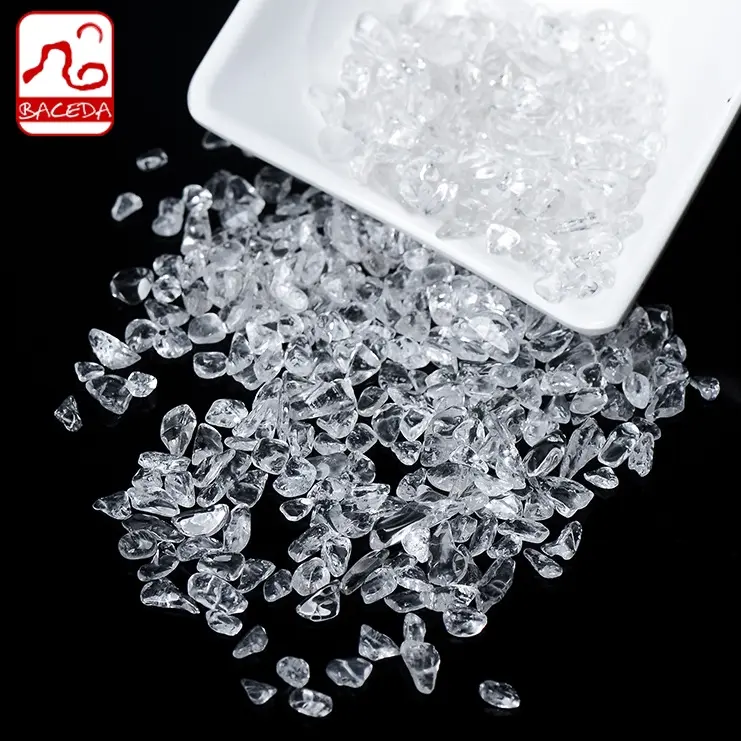 Baceda White Stone Clear Quartz Chips