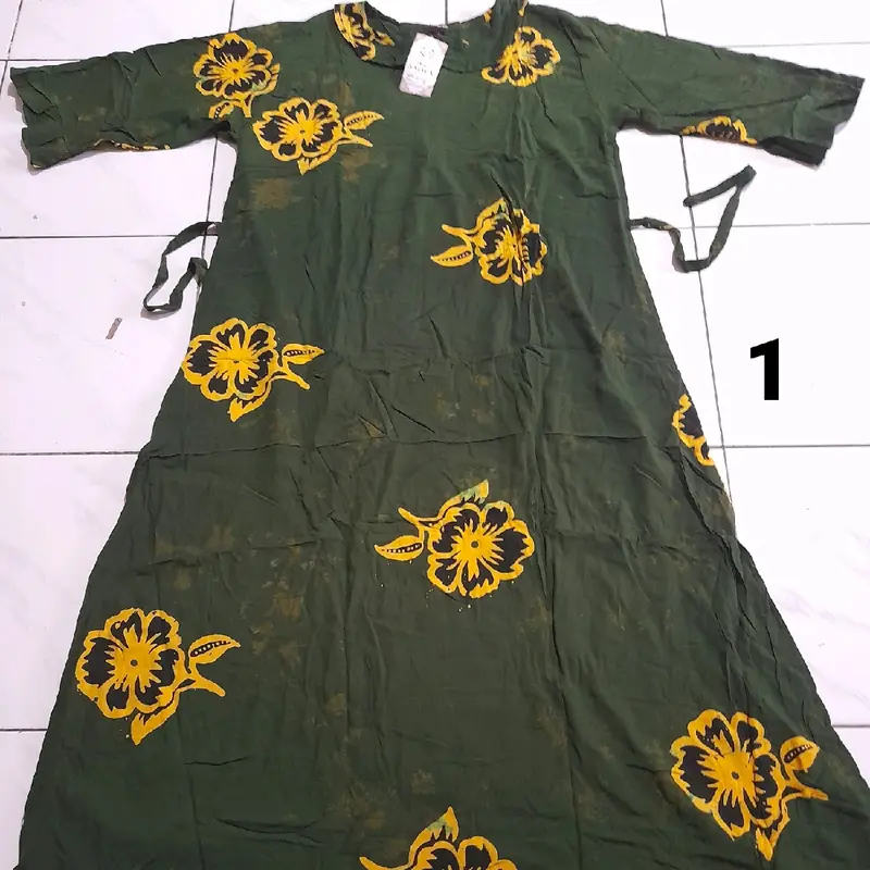 sekdress terbaru,gamis batik,longdress dewasa ld110cm Busui 0