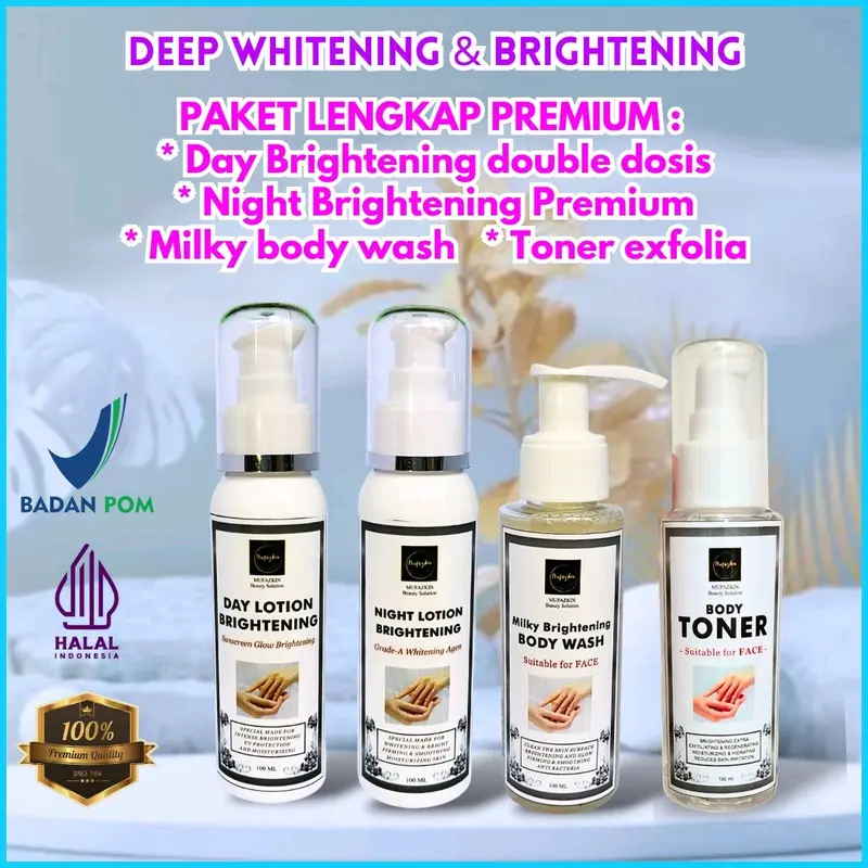 MUFAZKIN ORIGINAL BPOM HANDBODY PEMUTIH BADAN SUPER PREMIUM HB WHITENING BOOSTER 1