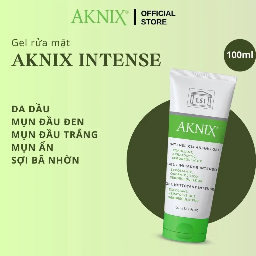 Sữa Rửa Mặt  AKNIX Cho Da Dầu , Mụn Viêm, Mụn Ẩn, Mụn Đầu Đen Nhập Khẩu Pháp | BigBuy360 - bigbuy360.vn