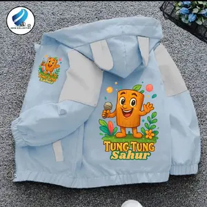Jaket Anak Perempuan Bergambar Tungtung sahur lagi viral Fashion