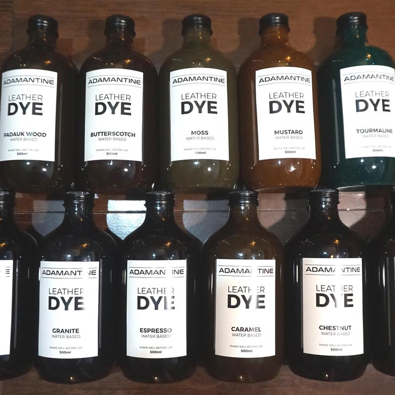 Adamantine Leather Dye , Pewarna Kulit , Cat Kulit , Water Based , Waterstain 3