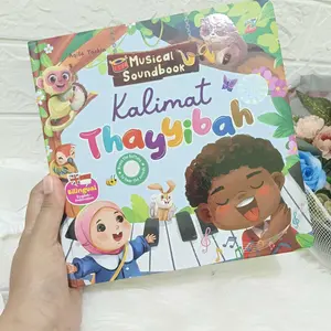 Ziyadbooks - Musical Soundbook Kalimat Thayyibah - Bilingual Soundbook Buku Musik Edukasi Pengenalan Kalimat Baik Untuk Anak 1 2 3 4 5  Tahun