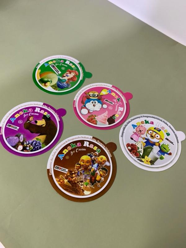 Tutup Cup Saja Untuk Es Krim Tutup Cup Plastik 100 ml Cup Paper Ice Cream Kitchenware