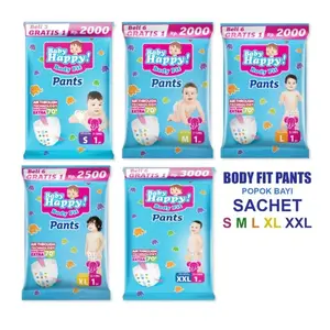 Baby Happy Pants Untuk Bayi Size S M L XL XXL Renceng 3+1/6+1
