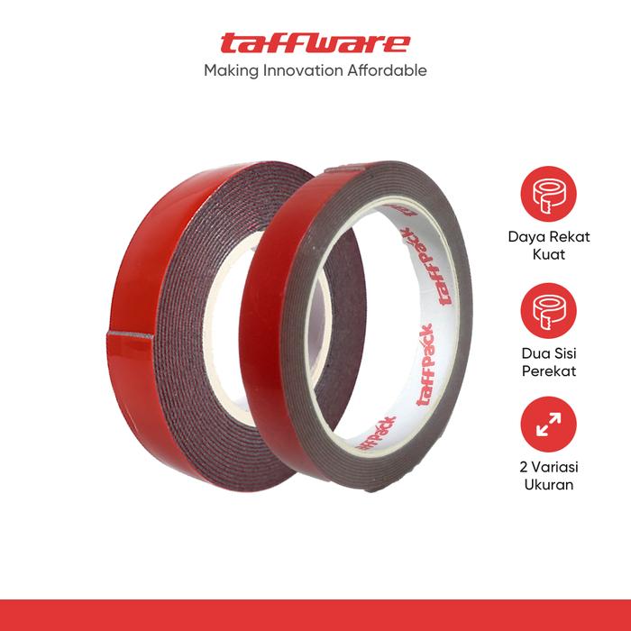Gambar TaffPACK Lakban Double Side Tape Super Strong 3M - NI-3 - 10 mm dari Taffware Official Store Kota Administrasi Jakarta Barat Tokopedia
