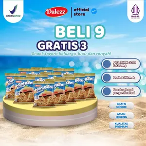Camilan Anak viral, Renyah, Enak, Halal dan BPOM  | Biskuit Beruang Mini | 20gram*12pcs | 20gram*18pcs | 20gram*22pcs