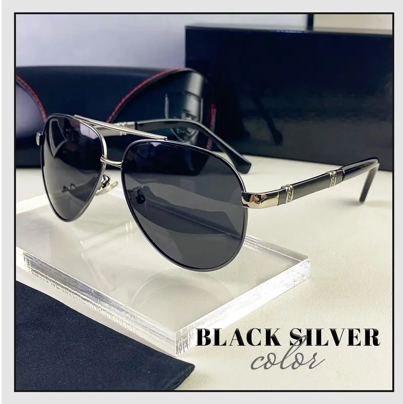 【Free Dompet & Lap】Kacamata Pria Polarized UV Protection Mengemudi Kaca Mata Memancing Paset Ikan By Pijarus Eyewear Alpacaman【cool vision】【b6102】 Sunglasses 7